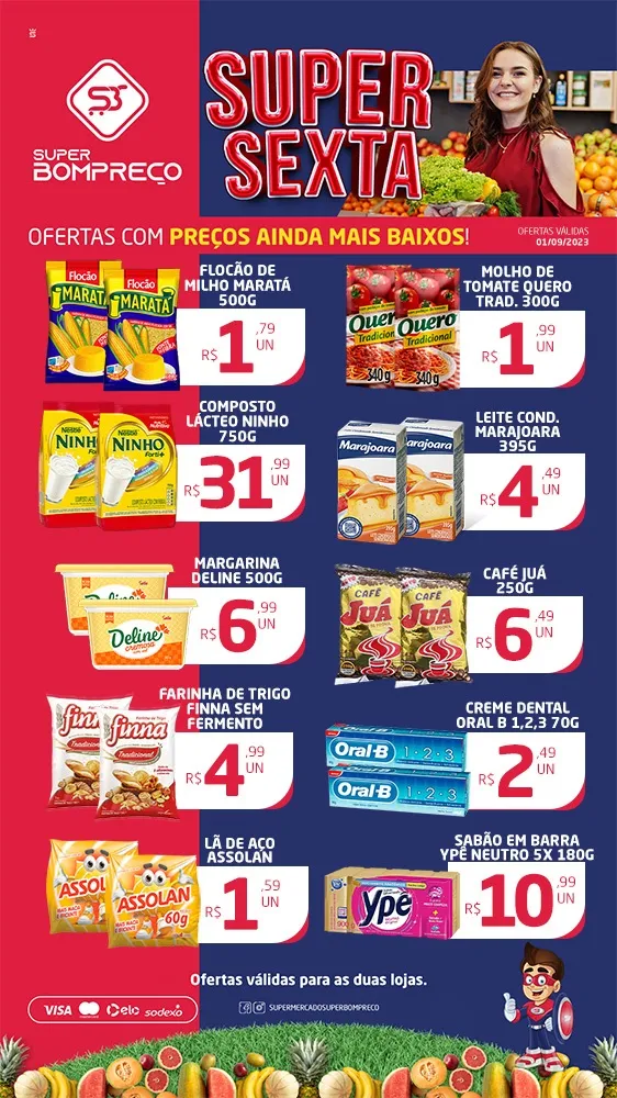 Confira as promoções no Supermercado Super Bom Preço em Brumado