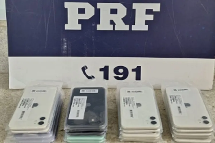 PRF intercepta carga irregular de celulares em Vitória da Conquista