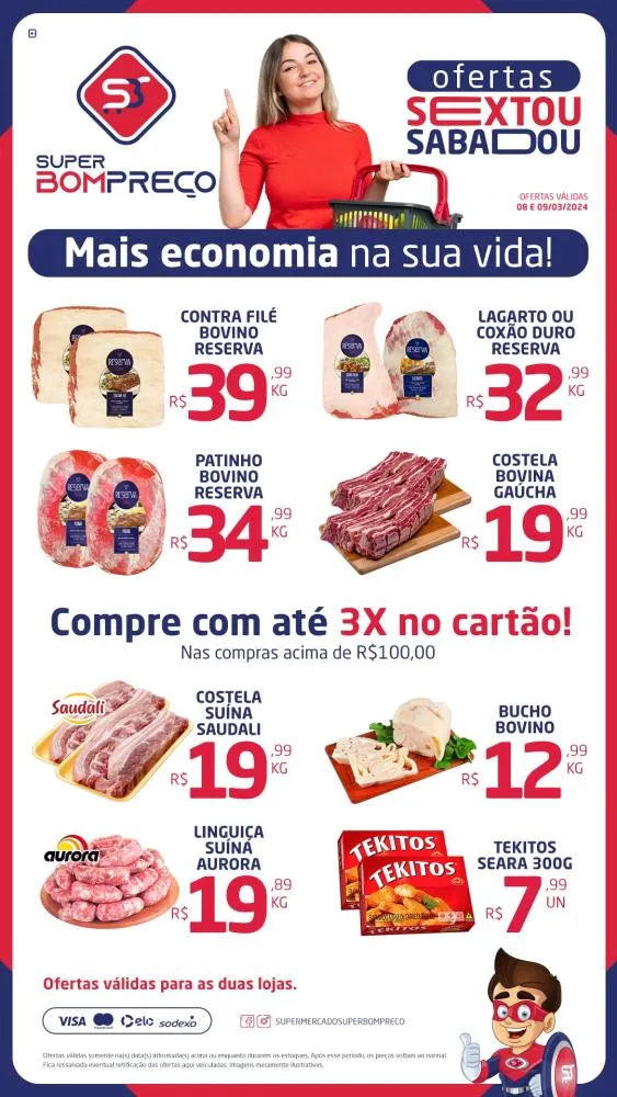 Confira as promoções no Supermercado Super Bom Preço em Brumado