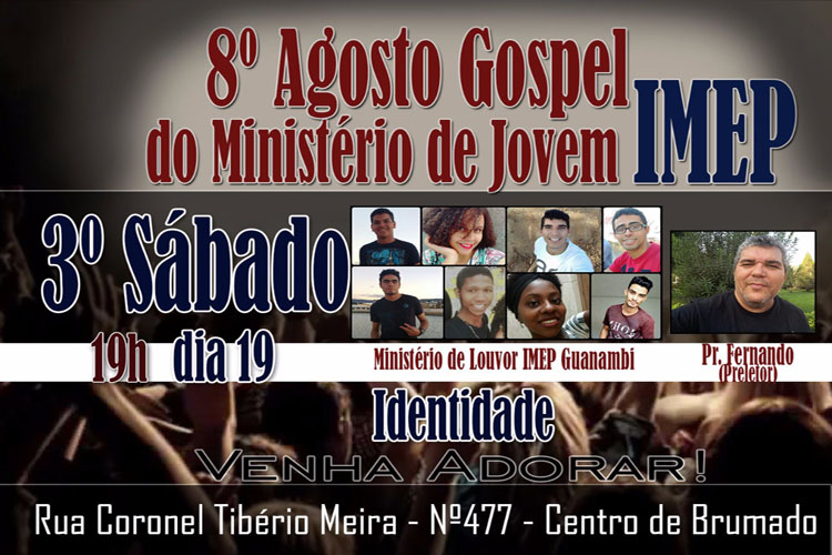 8º Agosto Gospel continua neste sábado em Brumado