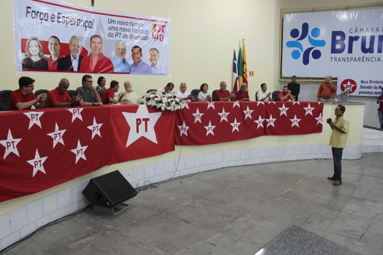 Partido dos Trabalhadores realiza evento de posse de novos presidentes de diretórios regionais em Brumado