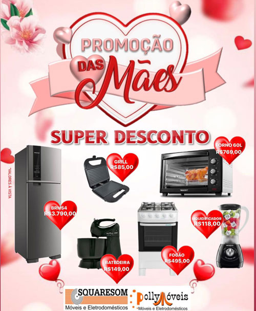 Brumado: Squaresom oferece super descontos em toda linha de produtos para o Dia das Mães