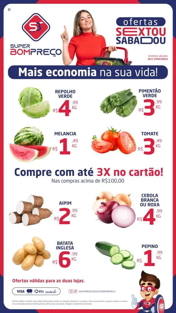 Confira as promoções no Supermercado Super Bom Preço em Brumado