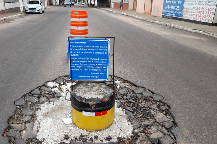 Brumado: Coordenador da SMTT considera tonéis como úteis e informativos à comunidade