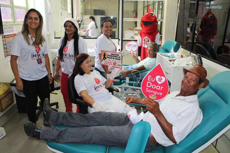 Brumado: Semana mundial de doações ajuda a repor estoque no banco de sangue do Hemoba