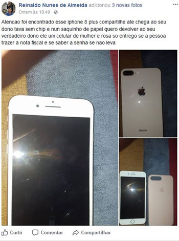 Homem acha iPhone e tenta localizar dono na web: 'Preciso devolver'