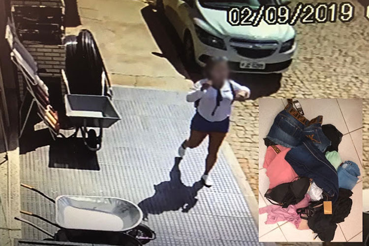 Mulher de Brumado é presa furtando roupas em loja de Dom Basílio