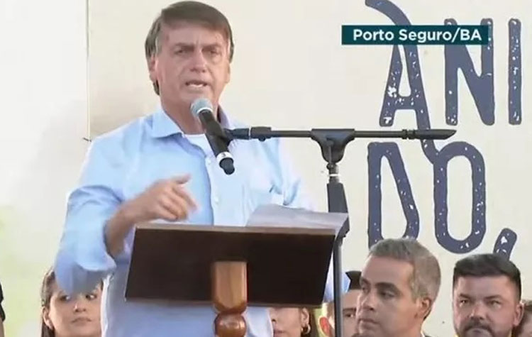 Porto Seguro: Bolsonaro participa de evento em celebração ao 22 de abril