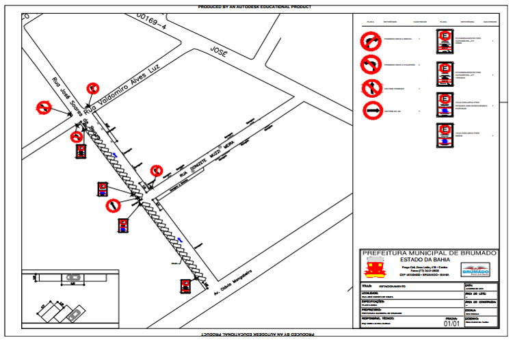 SMTT faz alteração viária na Rua José Soares de Souza, via de acesso ao Clube Social de Brumado