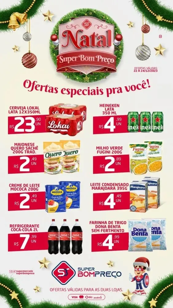 Confira as promoções no Supermercado Super Bom Preço em Brumado