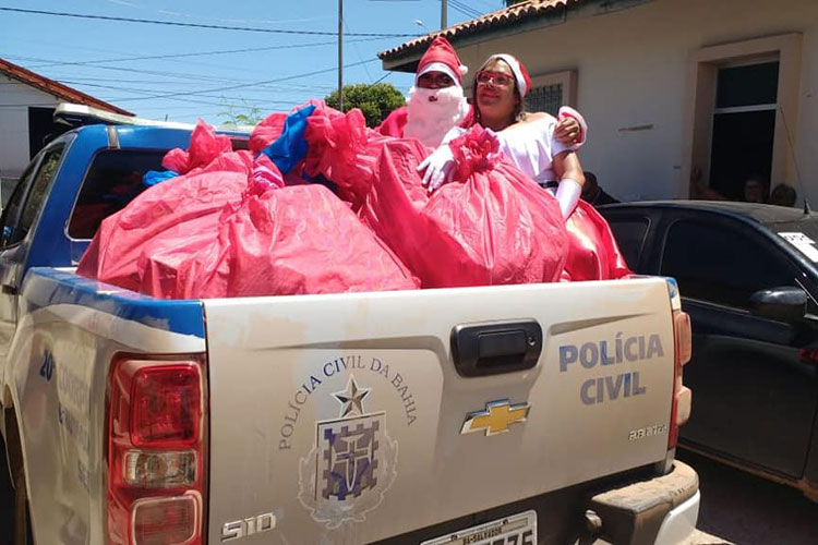 Polícia Civil leva alegria às crianças da Creche Mariany Vitória em Brumado