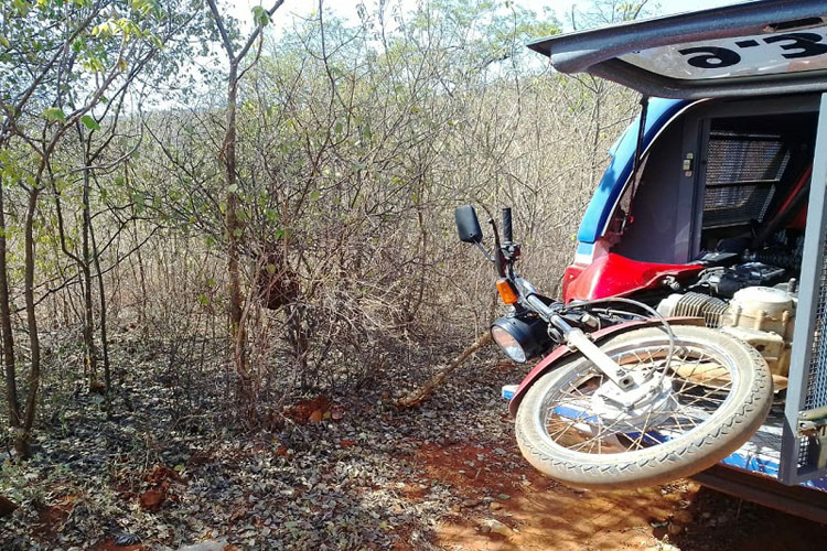 Brumado: Moto furtada no Bairro São Félix é recuperada na zona rural