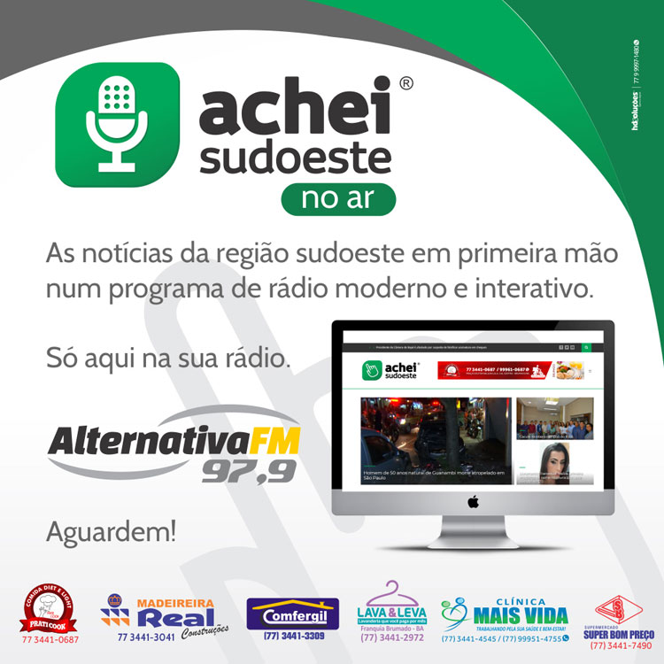 Achei Sudoeste estreará programa em rádio