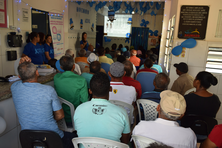 Brumado: Participação maciça de usuários reforça dia D do Novembro Azul no Bairro Baraúnas