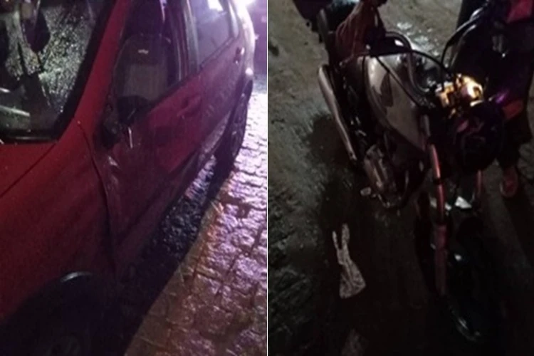 Jovem fica ferido em acidente entre carro e motocicleta em Guanambi