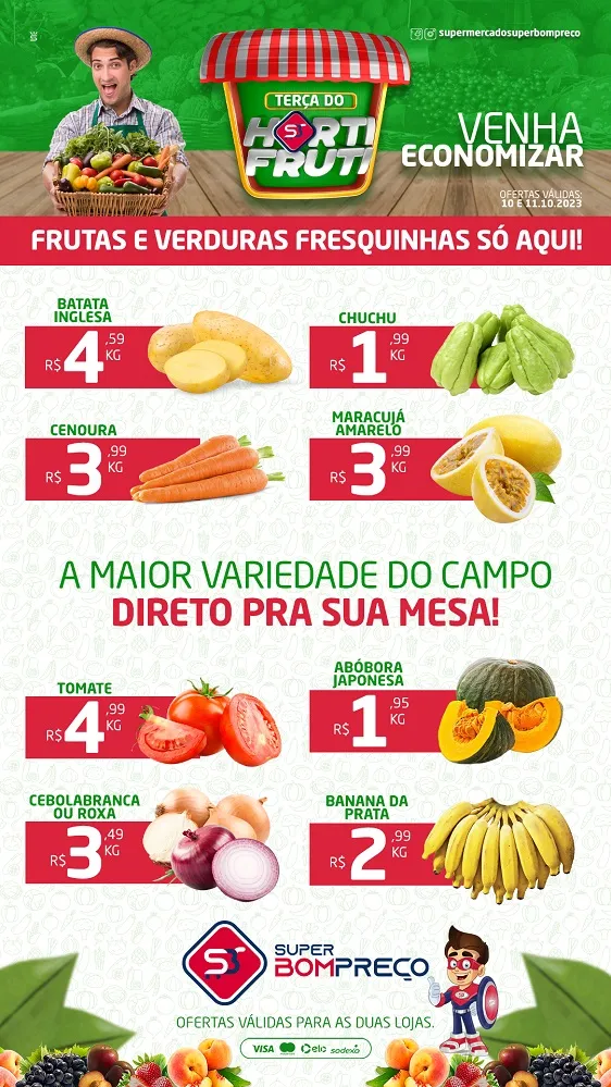 Confira as promoções no Supermercado Super Bom Preço em Brumado