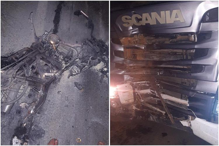 Pai e filho morrem após grave colisão na BR-430 em Riacho de Santana