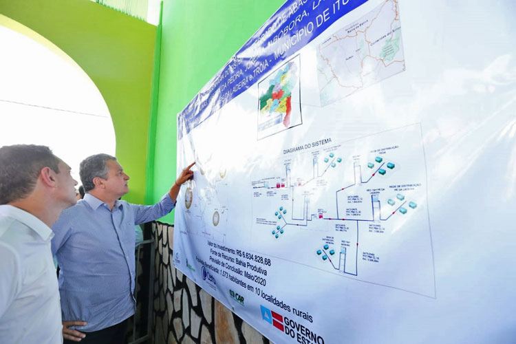 Ituaçu: Rui Costa assina ordem de serviço para abastecimento de água no valor de R$ 6,6 milhões