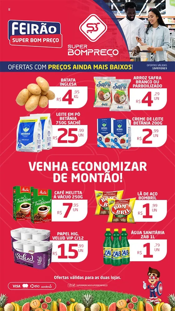 Confira as promoções no Supermercado Super Bom Preço em Brumado