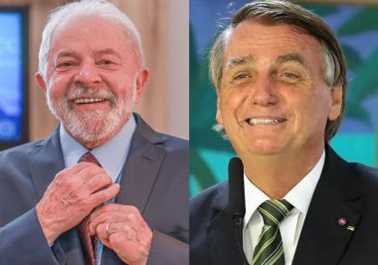 Paraná Pesquisa mostra empate técnico e diminuição de distância entre Lula e Bolsonaro