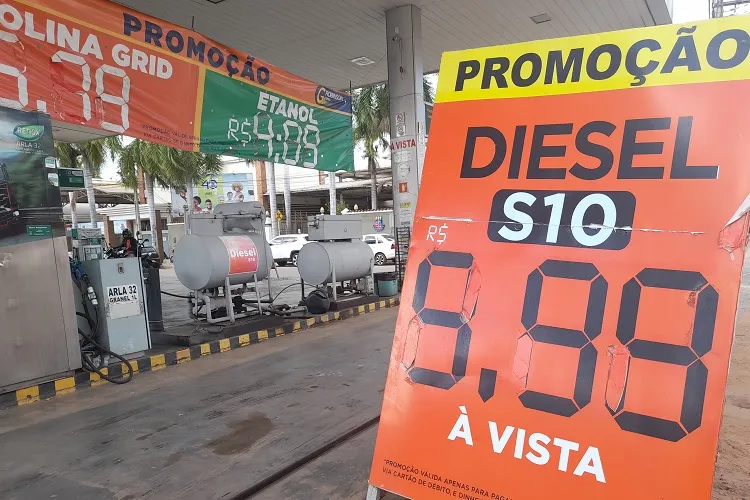 Brumado: Gasolina em queda chega a R$ 5,76, enquanto o diesel está em alta a R$ 5,99