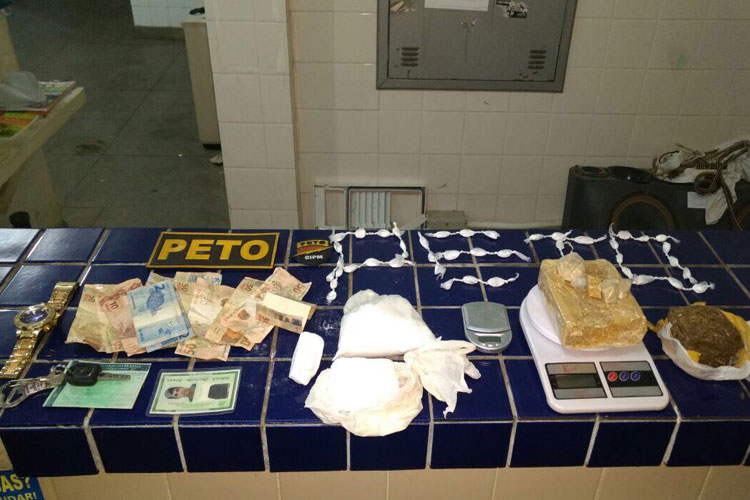 Polícia Civil prende suspeito de tráfico de drogas em Brumado