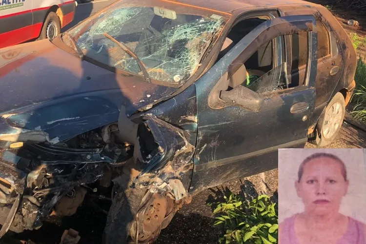 Caetité: Acidente entre dois carros deixa mulher de 53 anos morta na BR-030