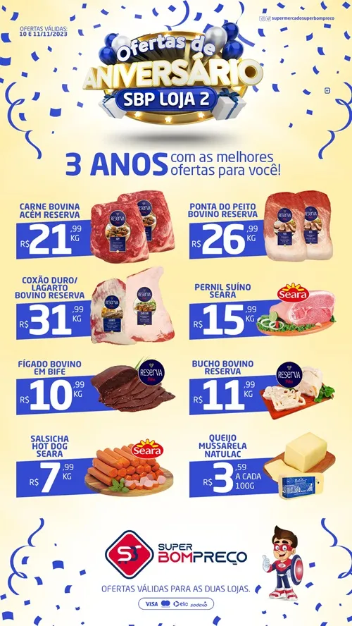 Confira as promoções no Supermercado Super Bom Preço em Brumado