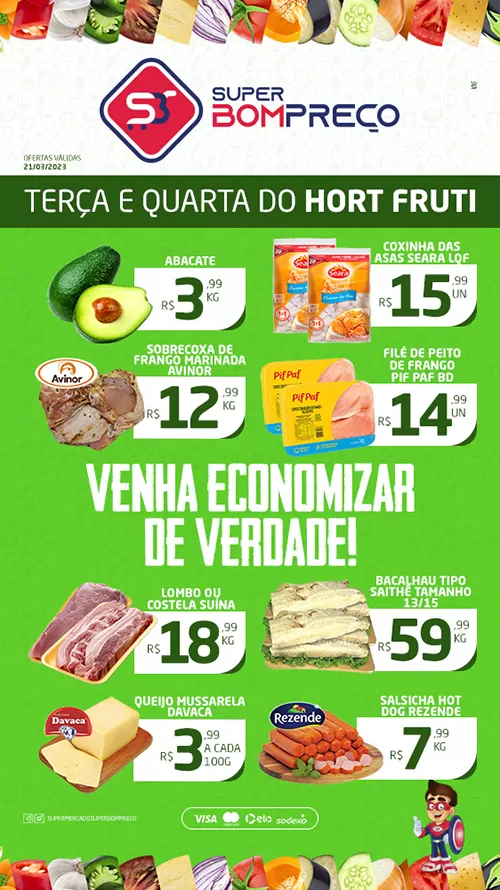 Confira as promoções no Supermercado Super Bom Preço em Brumado