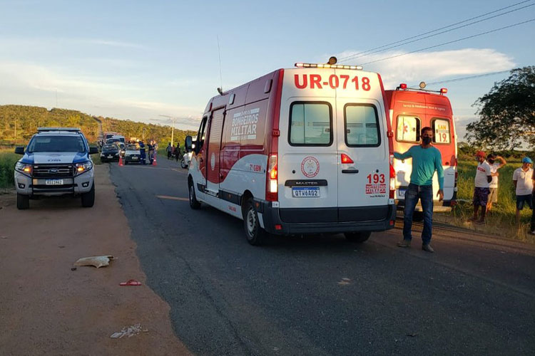 Sete pessoas ficam feridas após acidente em rodovia no sudoeste da Bahia