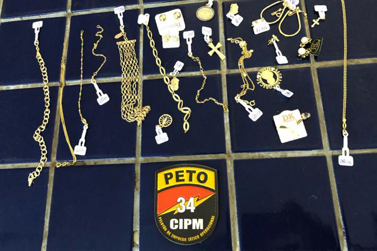 Brumado: Polícia recupera jóias roubadas em salão de beleza no Bairro São Félix