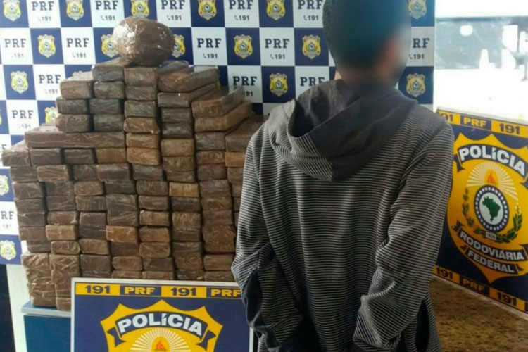 Homem é preso com cerca de 100 kg de maconha na cidade de Planalto