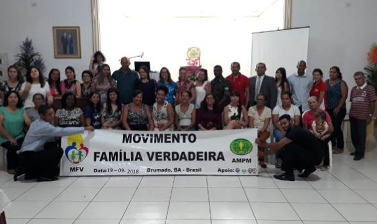 Subtenente do Tiro de Guerra de Brumado participa do encontro Movimento Família Verdadeira