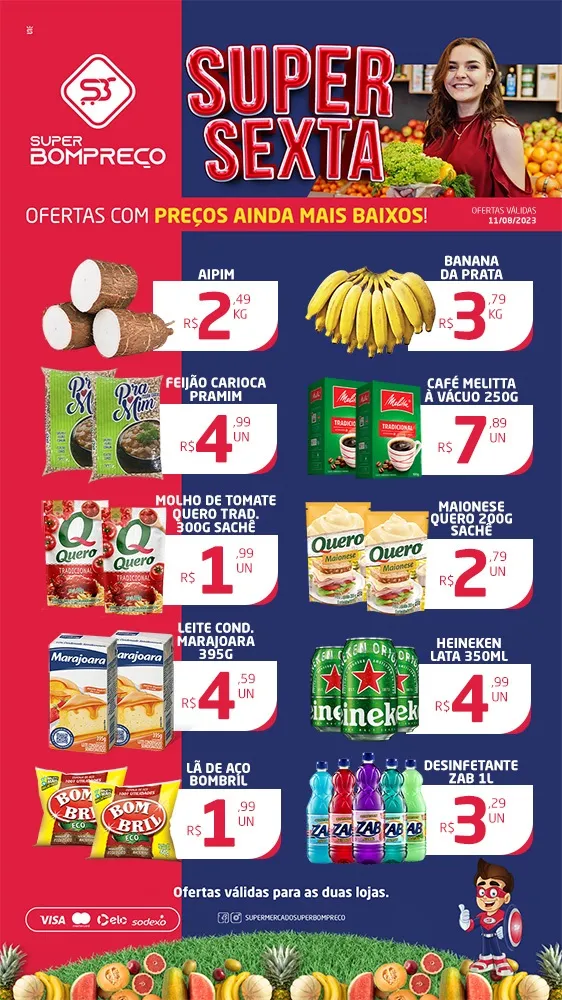 Confira as promoções no Supermercado Super Bom Preço em Brumado