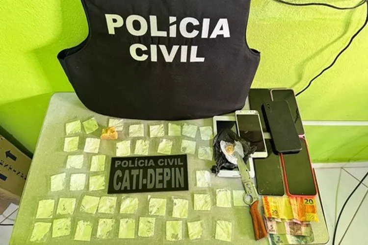 Polícia Civil prende traficante de drogas na cidade de Palmas de Monte Alto