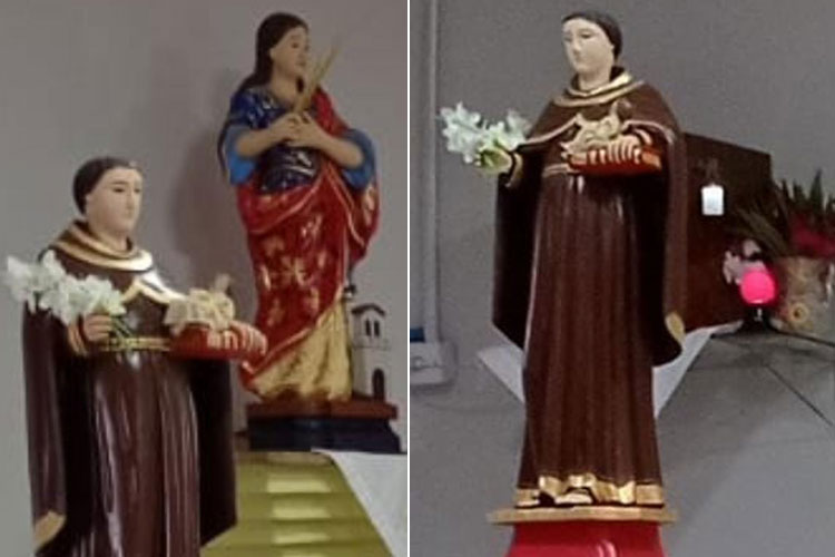 Imagens sacras de 200 anos furtadas de Igreja em Brumado são recuperadas pela PM