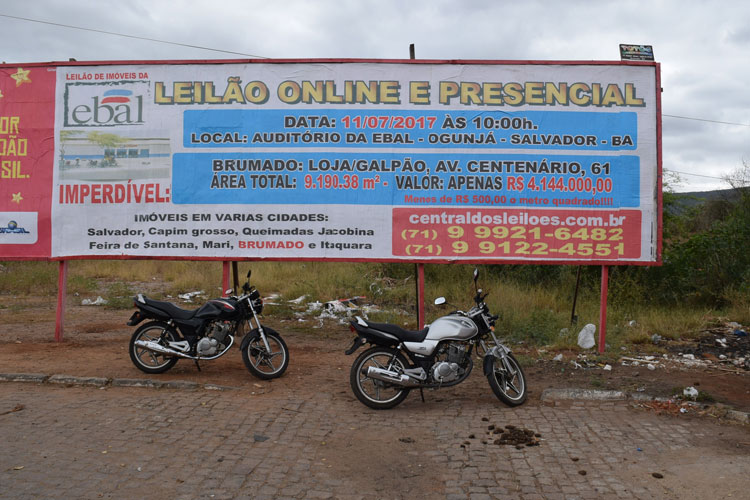 Ebal compra briga com a prefeitura de Brumado ao divulgar leilão da área da Cesta do Povo