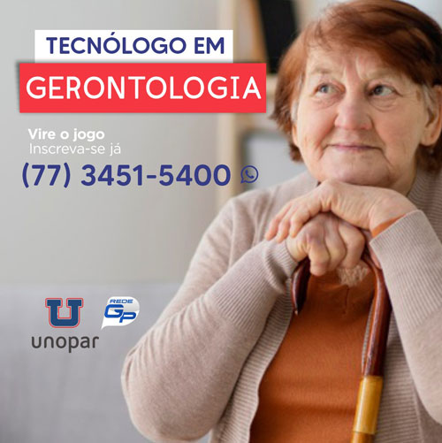 Unopar de Brumado apresenta o Curso Superior de Tecnologia em Gerontologia