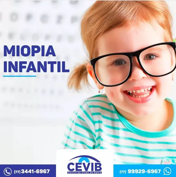 Centro de Visão da Bahia lista principais sintomas da miopia infantil