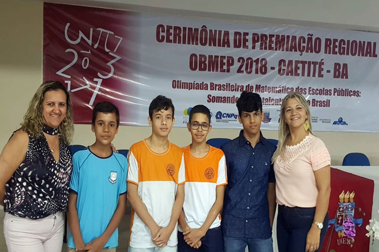 Brumado: Alunos das Escolas em Tempo Integral recebem medalhas da Olimpíada Brasileira de Matemática