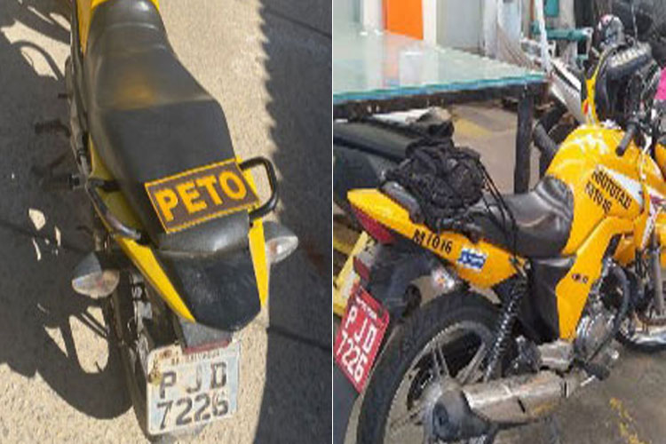Brumado: PM apreende motocicleta clonada do sistema de mototáxi de Salvador