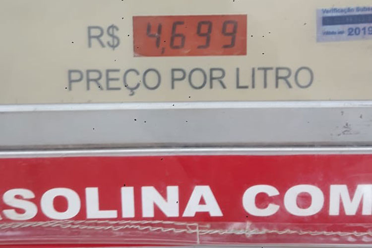 Gasolina em Brumado é a mais cara na região; em Aracatu R$ 4,599 e Tanhaçu R$ 4,799
