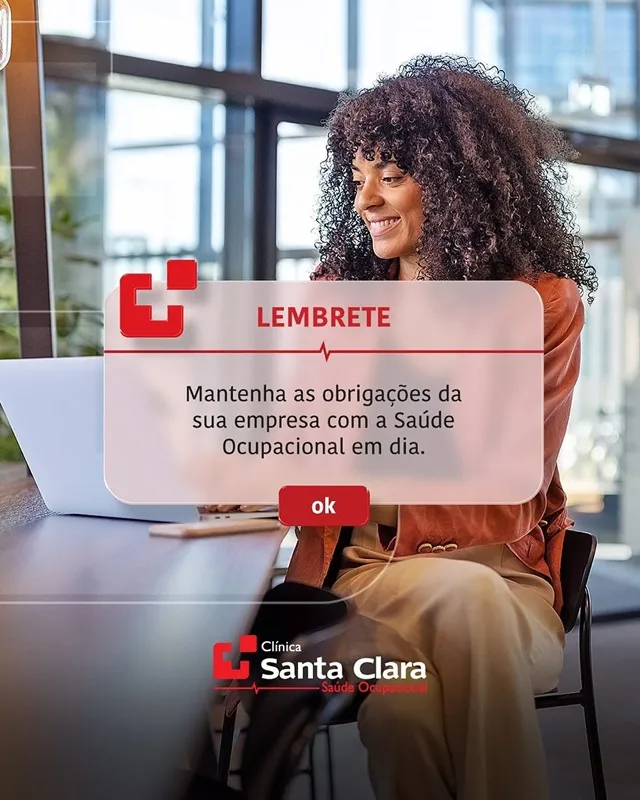 Clínica Santa Clara ressalta importância de manter as obrigações com a saúde ocupacional