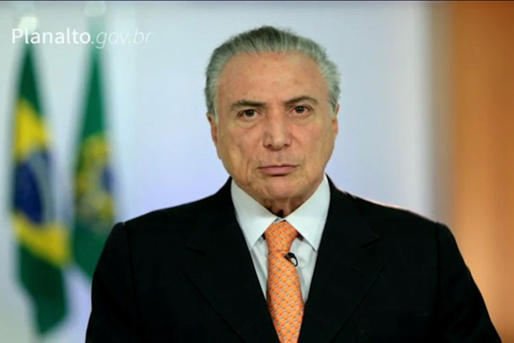 'Respeitarei qualquer decisão da Câmara', diz Michel Temer