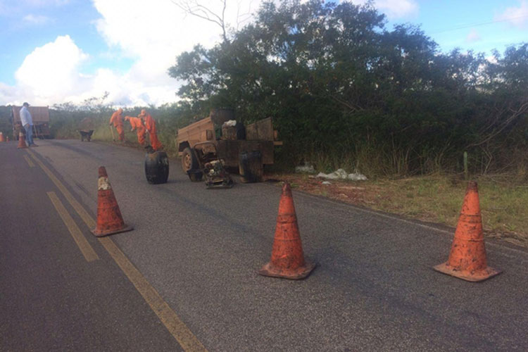 Chapada Diamantina: BA-142 é recuperada em Mucugê