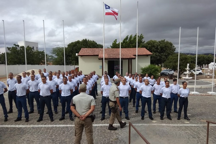 Guanambi: 17º BPM recebe 60 candidatos de concurso público para curso de formação de soldados