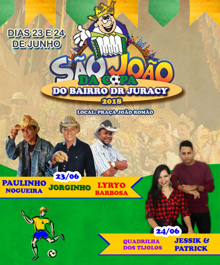 Próximo final de semana tem o tradicional São João do Bairro Dr. Juracy em Brumado