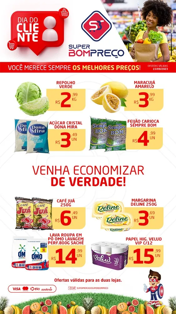 Confira as promoções no Supermercado Super Bom Preço em Brumado