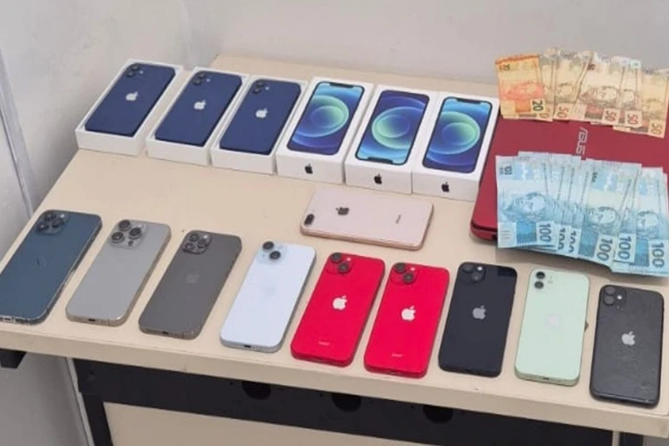 78ª CIPM detém indivíduo com Iphones sem nota fiscal em Vitória da Conquista