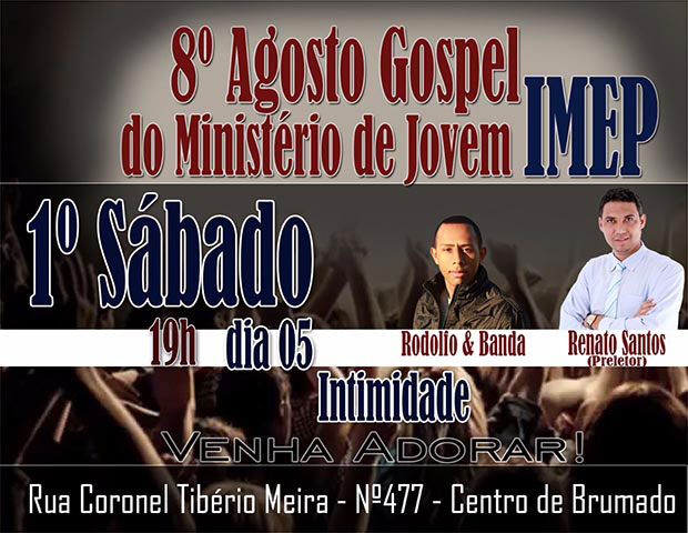 8º Agosto Gospel acontece no próximo sábado (5) em Brumado